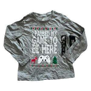ADTN Gray Holiday Gaming Tee 5